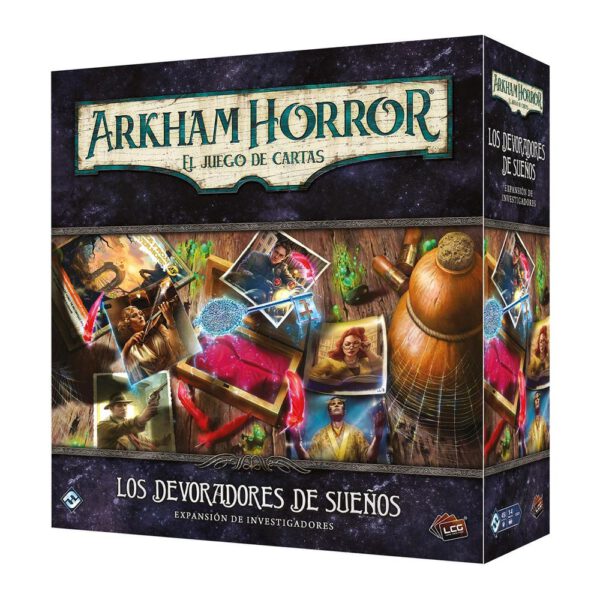 *Juego de mesa arkham horror lcg los devoradores de sueños expansion investigacion edad recomendada 14 años