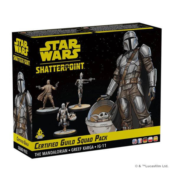 *Juego de mesa star wars shatterpoint certified guild squad pack edad recomendada 14 años
