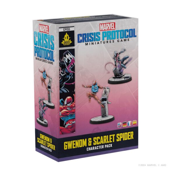 *Juego de mesa marvel crisis protocol gwenom & scarlet spider edad recomendada 14 años