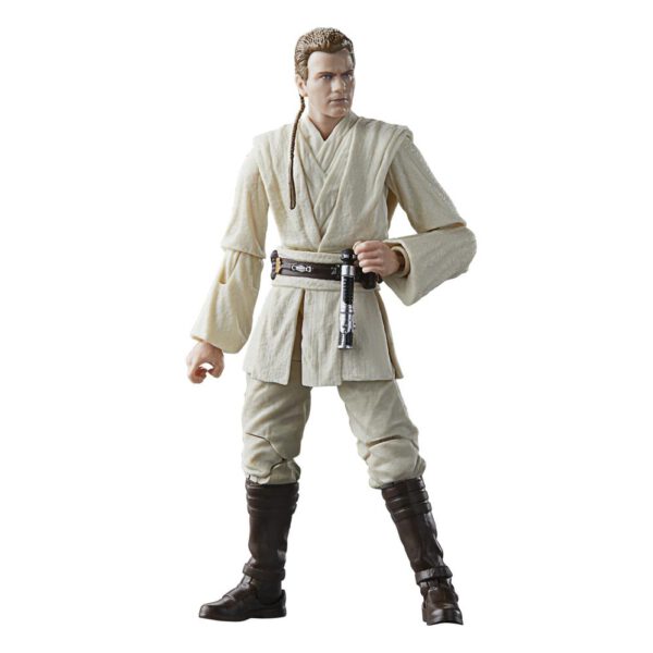 *Figura hasbro star wars the black series archive obi - wan kenobi (padawan)