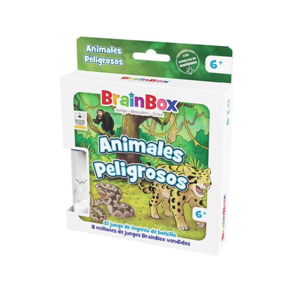 *Juego de mesa brainbox pocket animales peligrosos edad recomendada 6 años
