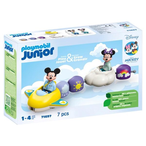 *Playmobil junior disney: mickey y minnie tren nube