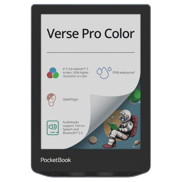 *Libro electronico ebook pocketbook verse pro color ereader 6 pulgadas 16 gb stormy sea