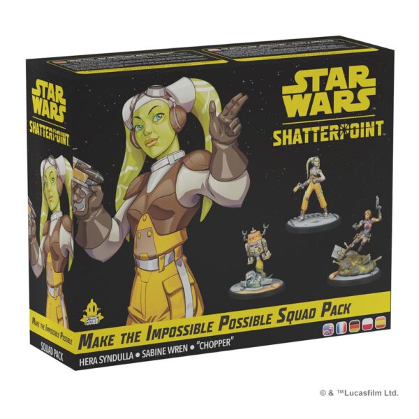 *Juego de mesa star war shatterpoint make the impossible possible squad pack edad recomendada 14 años