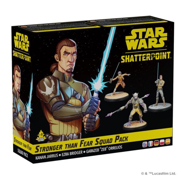 *Juego de mesa star wars shatterpoint stronger than fear squad pack edad recomendada 14 años