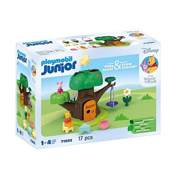 *Playmobil junior  disney: winnie the pooh y piglet casa del árbol