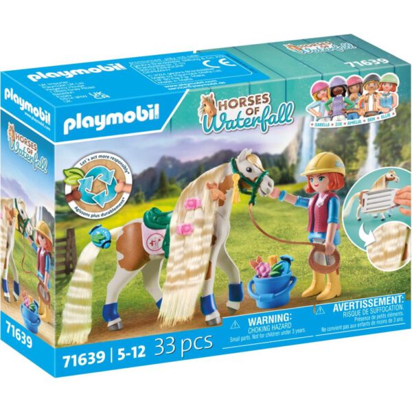 *Playmobil ellie con caballo