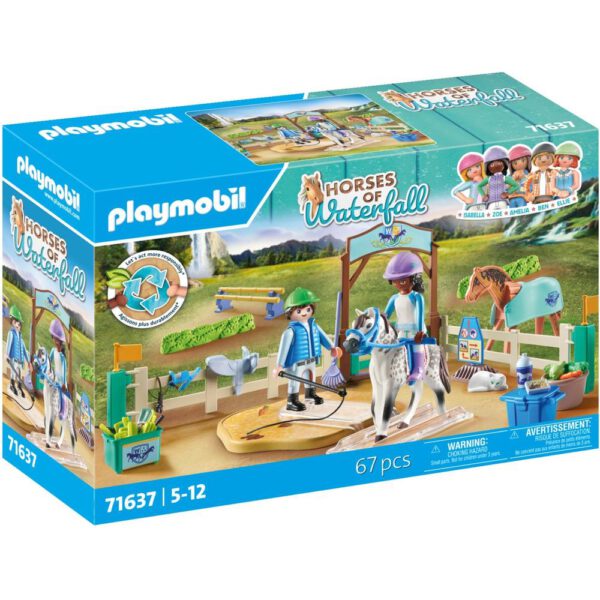 *Playmobil escuela moderna de equitación
