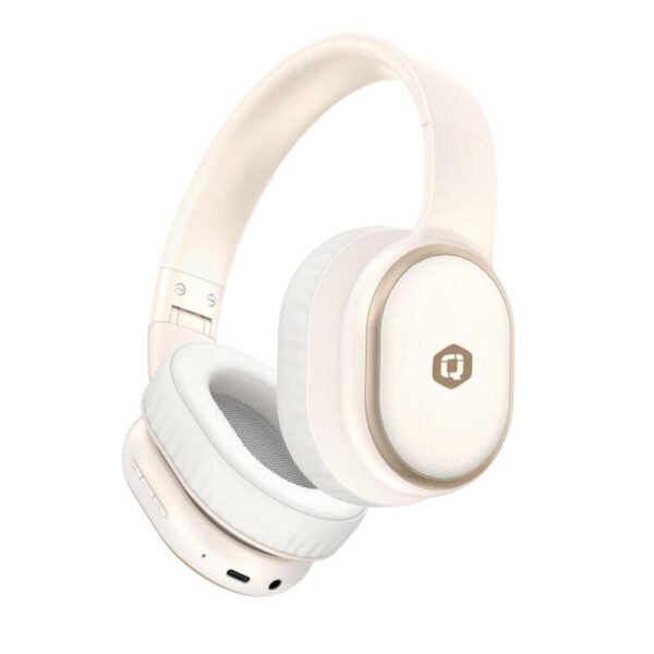 *Auriculares qcharx pulse bluetooth beige