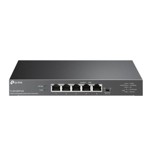 *Switch tp - link tl - sg105pp - m2 5 puertos