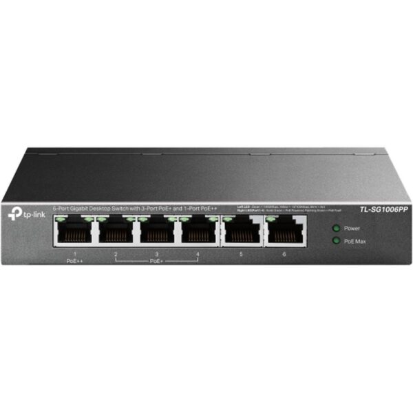 *Switch tp - link tl - sg1006pp 6 puertos