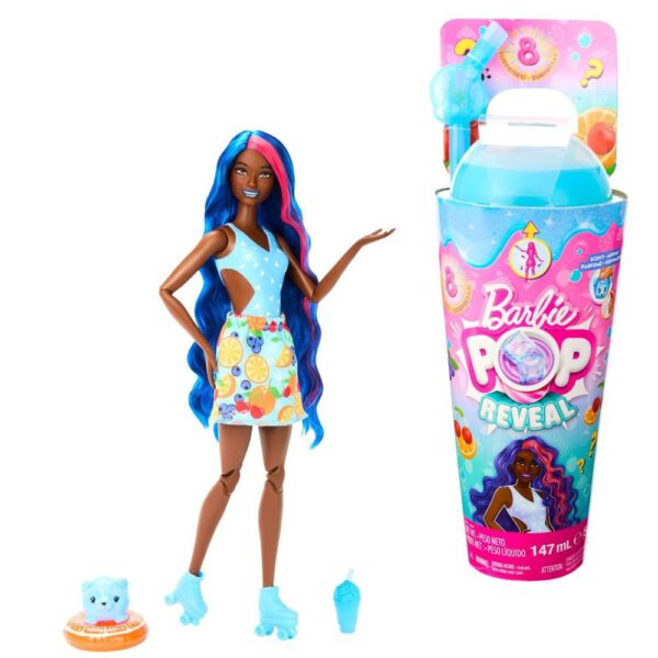 *Muñeca barbie pop reveal mattel aroma de frutas ponche de frutas