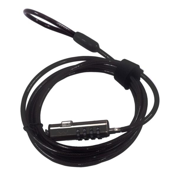*Cable de seguridad ewent para portatil -  combinacion 4 digitos 1.8m