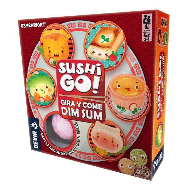 *Juego de mesa sushi go gira y come dim sum