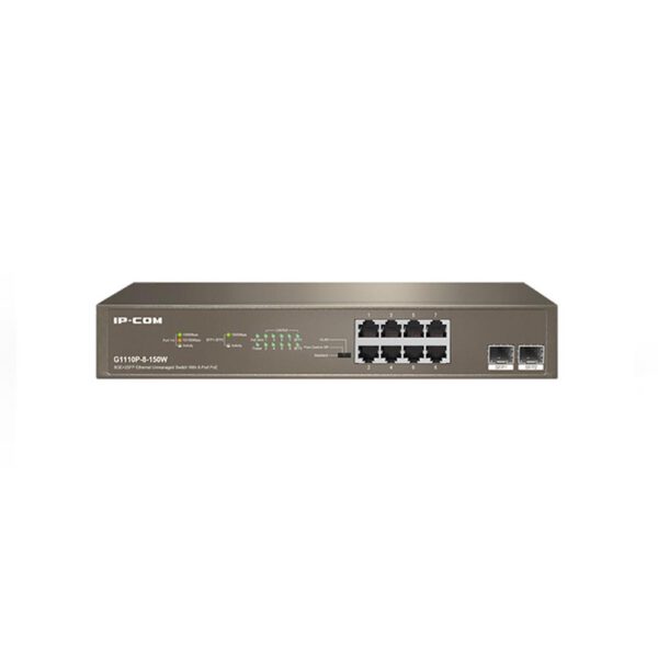 *Switch ip - com g1110p - 8 - 150w 10 puertos