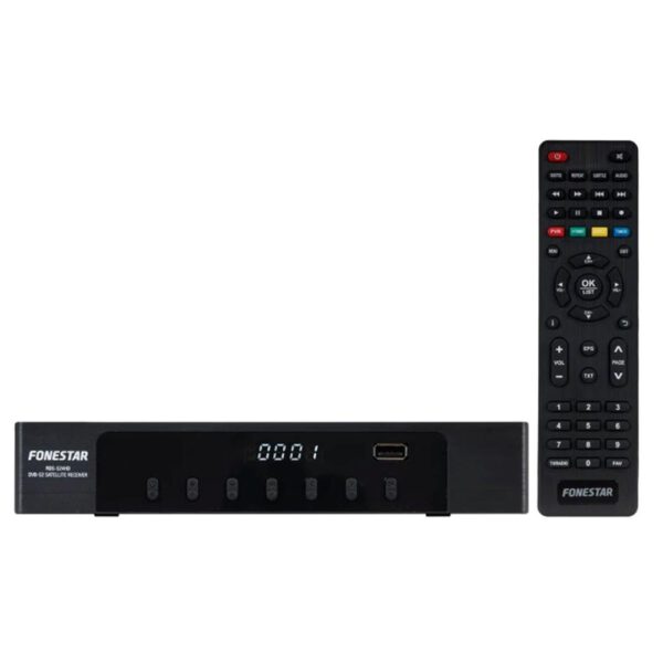 *Receptor satelite sobremesa fonestar hd dvb - s2 h.265 rds - 524hd