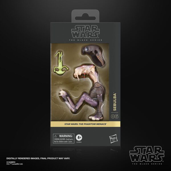 *Figura hasbro star wars the black series the phantom menace sebulba