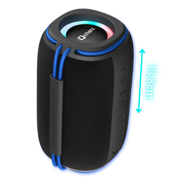 *Altavoz qcharx flow mini negro 10w