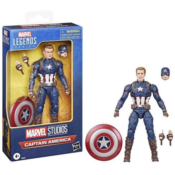 *Figura hasbro marvel legends series capitán américa