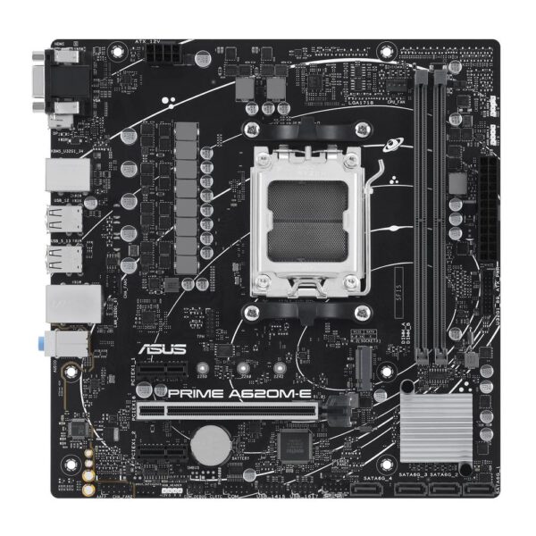 *Asus amd prime a620m - e - csm socket am5 ddr5 x2 4800mhz max 64gb hdmi displayport d - sub matx
