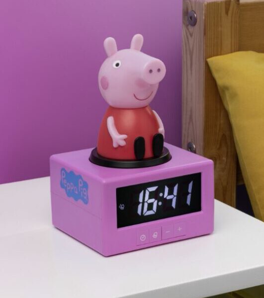 *Reloj despertador paladone peppa pig con cable usb