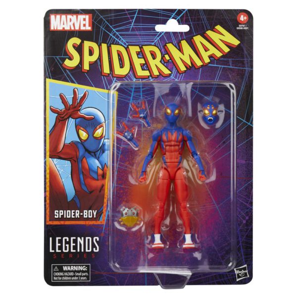 *Figura hasbro marvel legends series spider - man spider - boy