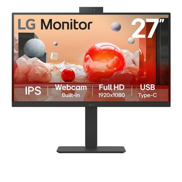 *Led ips lg 27ba850 27 pulgadas fhd usb hdmi displayport reg. altura altavoces cam