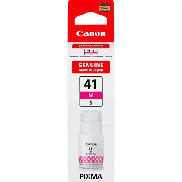 *Botella tinta canon gi - 41sm magenta