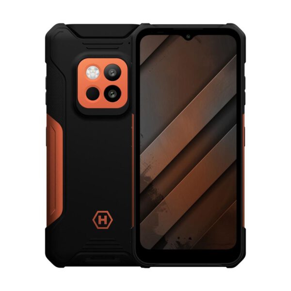 *Telefono movil smartphone rugerizado hammer construction 2 5g thermal - 8gb - 256gb - 6.58 pulgadas - naranja