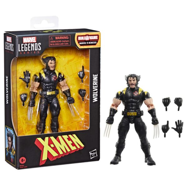 *Figura hasbro marvel legends series build a figure marvels nemesis  x - men wolverine