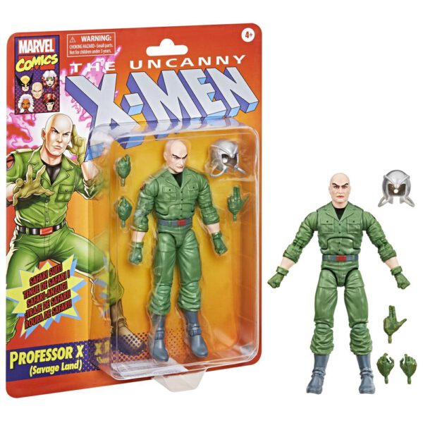 *Figura hasbro marvel legend series x - men proffesor x savage land