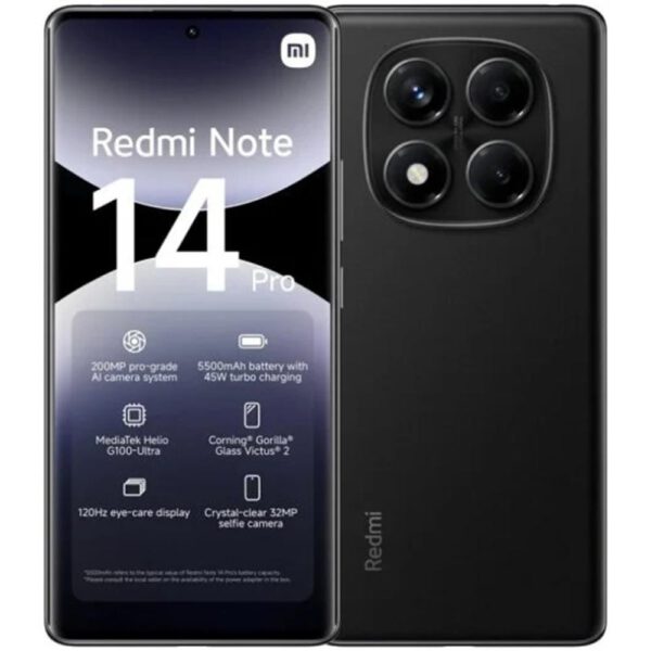 *Movil xiaomi redmi note 14 pro 8 - 256gb negro