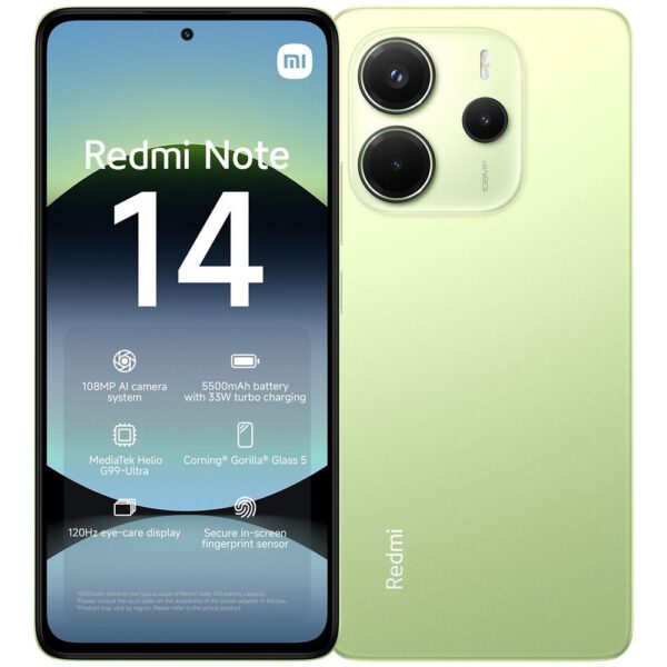 *Movil xiaomi redmi note 14 6 - 128gb verde