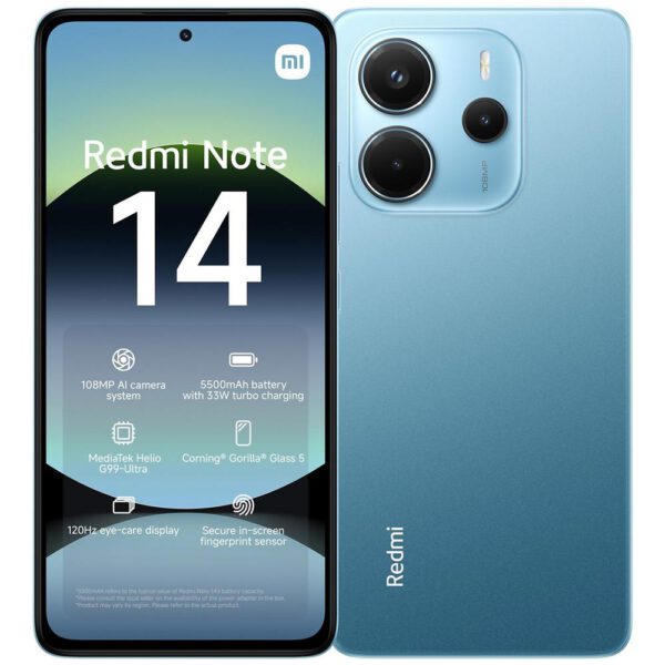 *Movil xiaomi redmi note 14 8 - 256gb azul