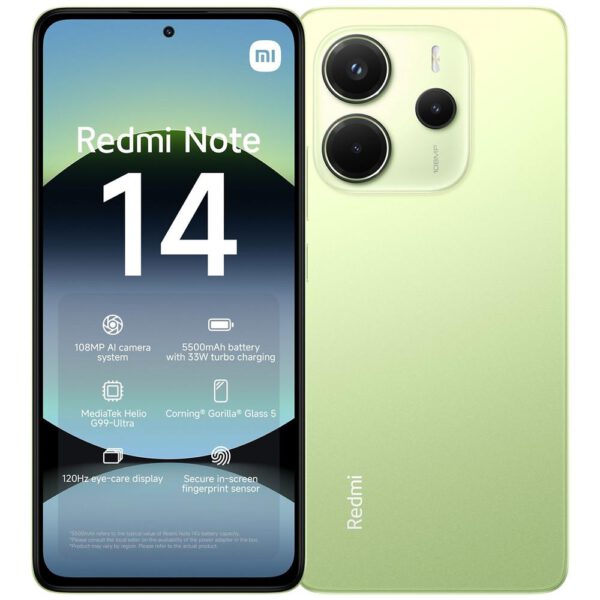 *Movil xiaomi redmi note 14 8 - 256gb verde