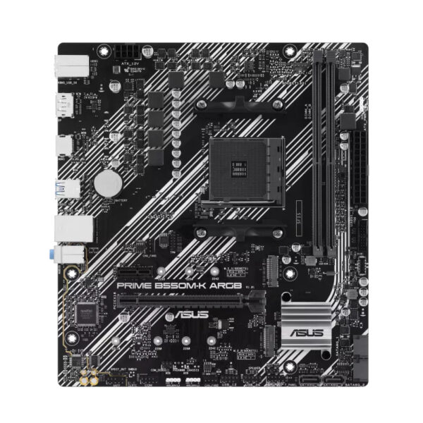 *Placa base asus amd prime b550m - k argb socket am4 ddr4 x2 max 64gb 3200mhz hdmi displayport matx
