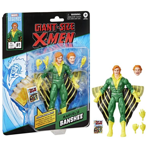 *Figura hasbro marvel legends giant - size x - men mini comics banshee
