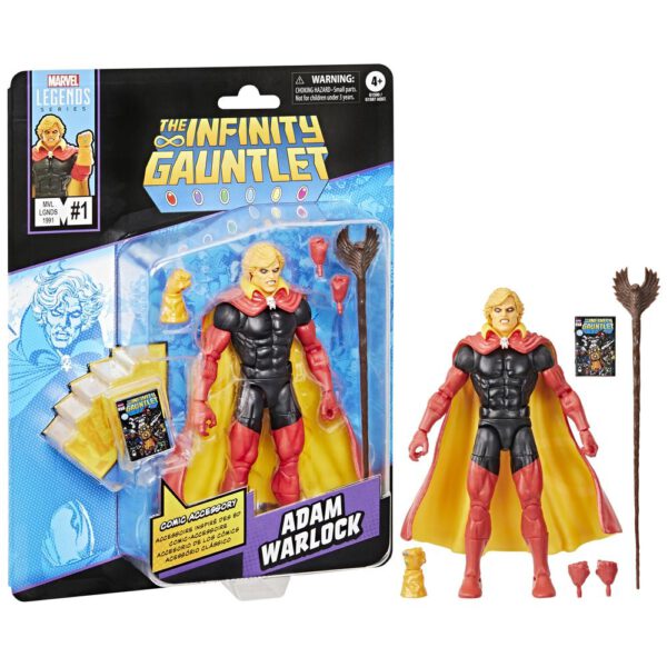 *Figura hasbro marvel legends the infinity gauntlet mini comics adam warlock