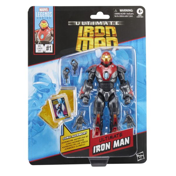 *Figura hasbro marvel legends mini comics ultimate ironman