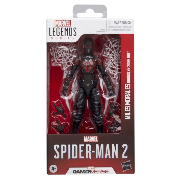 *Figura hasbro marvel legends series spider - man 2 miles morales (brooklyn 2099 suit)