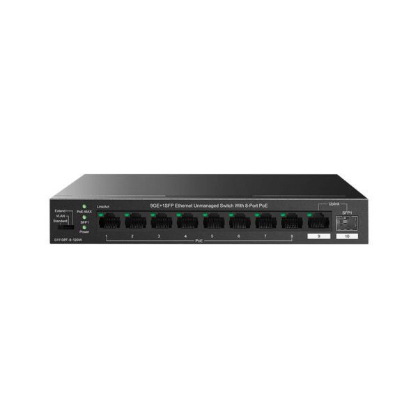 *Switch ip - com g1110pf - 8 - 120w 10 puertos