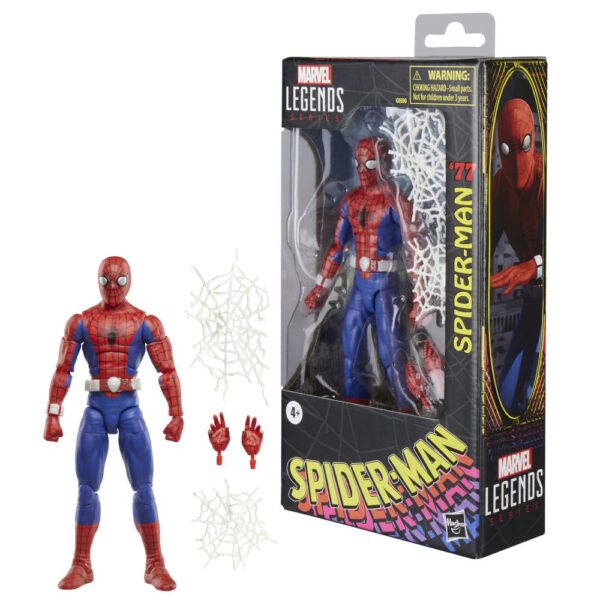 *Figura hasbro marvel legends series spider - man '77