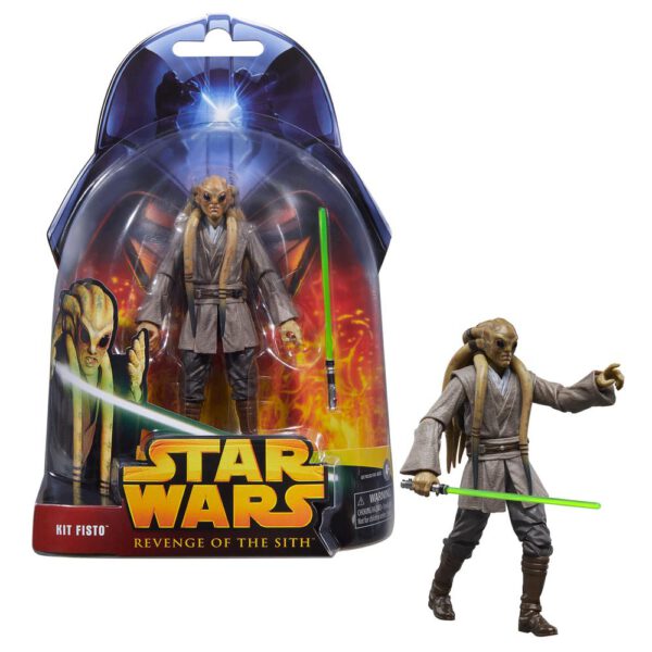 *Figura hasbro star wars revenge of the sith kit fisto