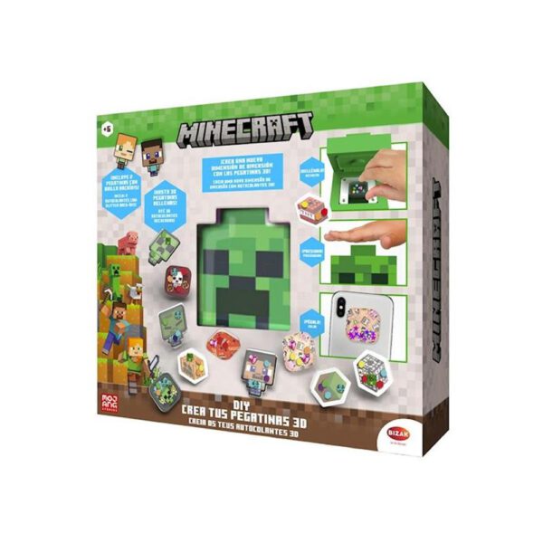 *Crea tus pegatinas 3d minecraft