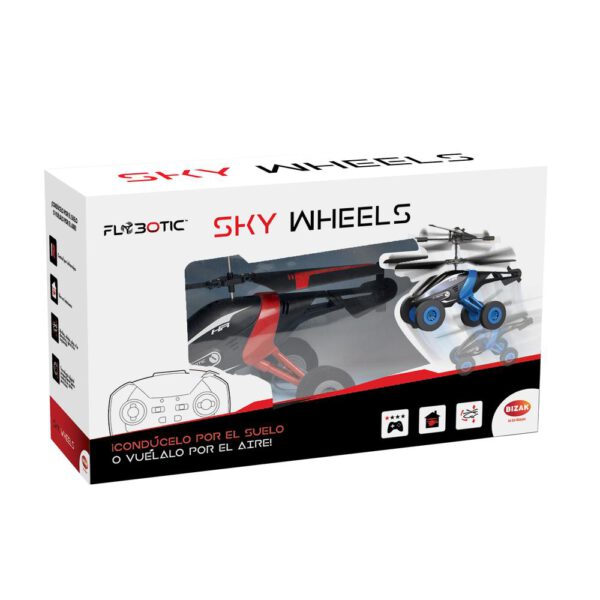 *Helicoptero radio control flybotic sky wheels 1 unidad aleatoria