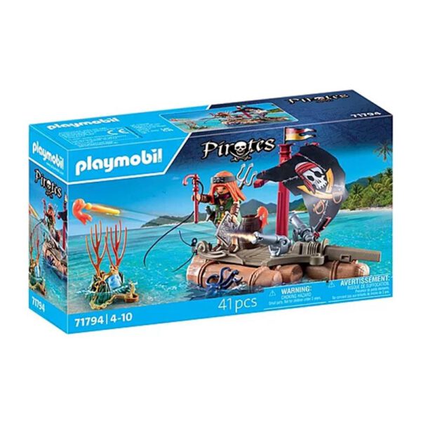*Playmobil -  bote pirata con tesoro