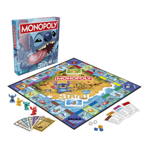 *Juego de mesa monopoly stitch
