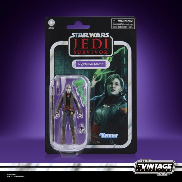 *Figura hasbro star wars the vintage collection jedi survivor nightsister merrin