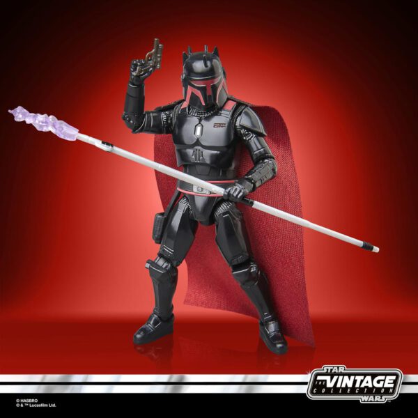 *Figura hasbro star wars the vintage collection the mandalorian moff gideon dark trooper armor