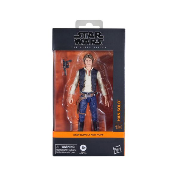*Figura hasbro star wars the black series a new hope han solo